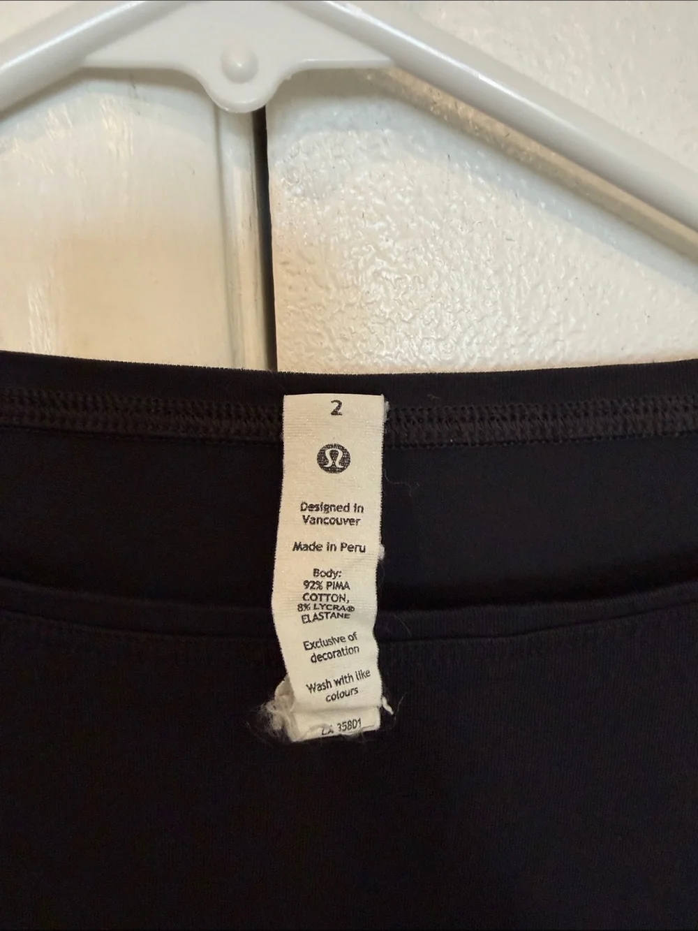lululemon athletica Black Relaxed Short Sleeve Tee